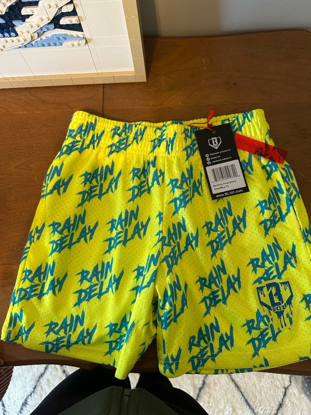 NWT Baseball Lifestyle Rain.Delay Shorts